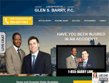 Tablet Screenshot of glensbarrylaw.com